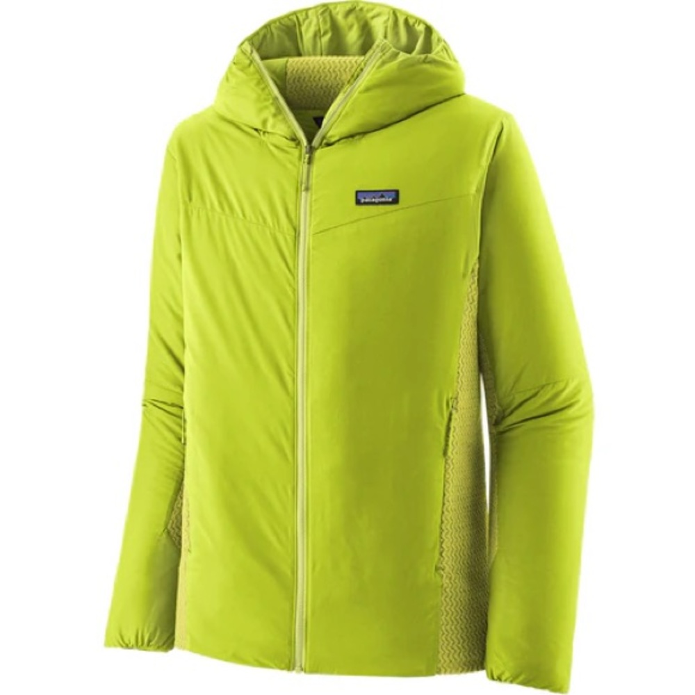 Patagonia Nano-Air Light Hybrid Hoody Phosphorus Green ~ FREE SHIP ~ RETAIL $330